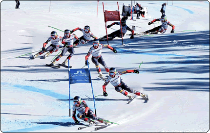 techniques moderne de slalom