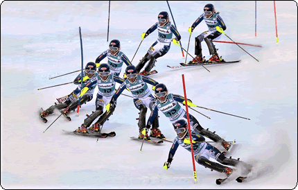 techniques moderne de slalom géant